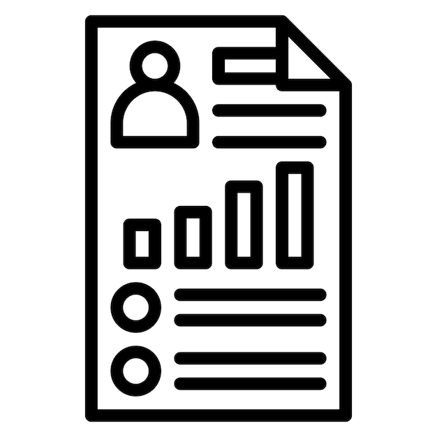 Employee Data icon vector image Can be used for Product Management