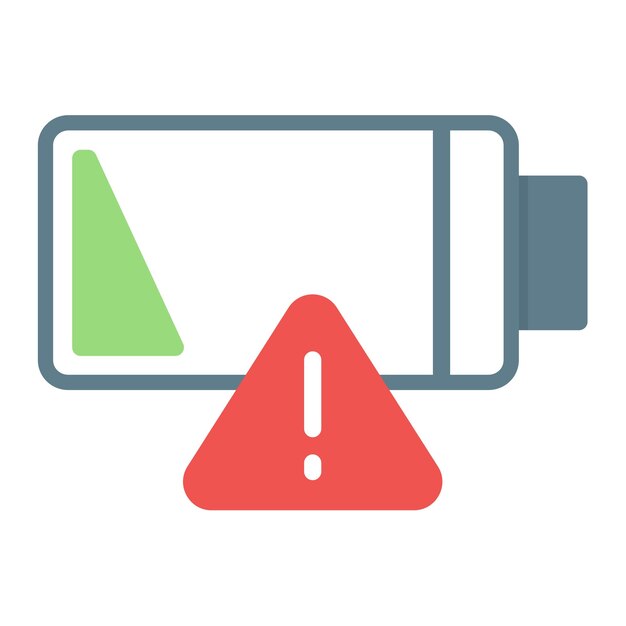 empty battery icon vector image can be used for battery and power