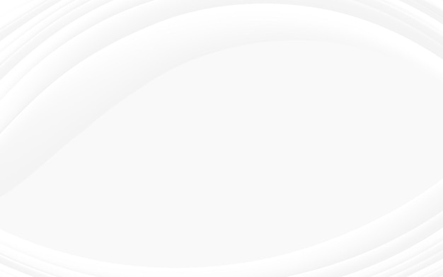empty space white background with dynamic wavy shapes motion effect