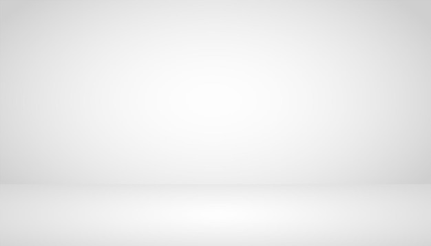 Empty white studio room background