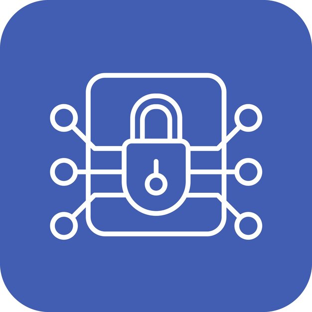 Encrypted Data icon vector image Can be used for GDPR