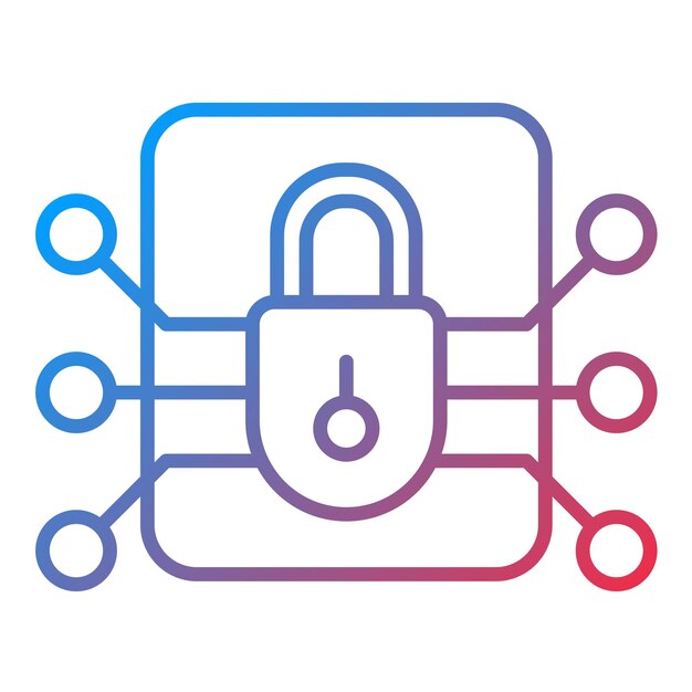 Encrypted Data icon vector image Can be used for GDPR