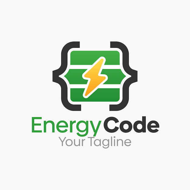 Energy Code Logo Design Template Good for Business Agency Community and Organization