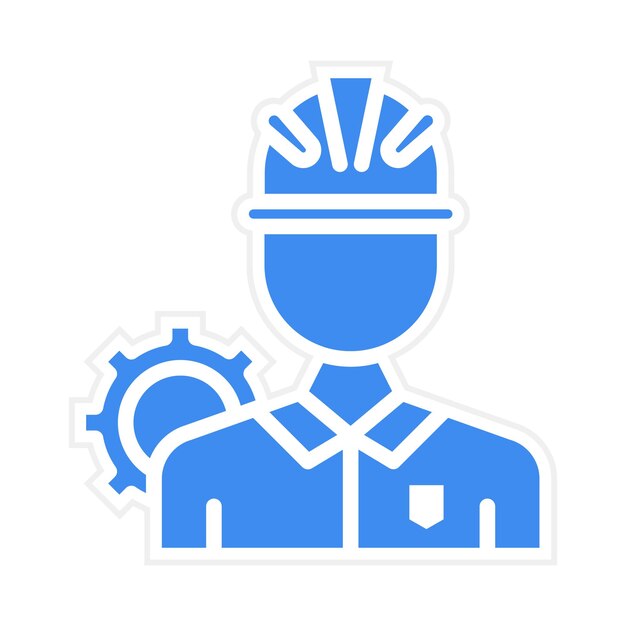 Engineer icon vector image Can be used for Engineer in Mechanics