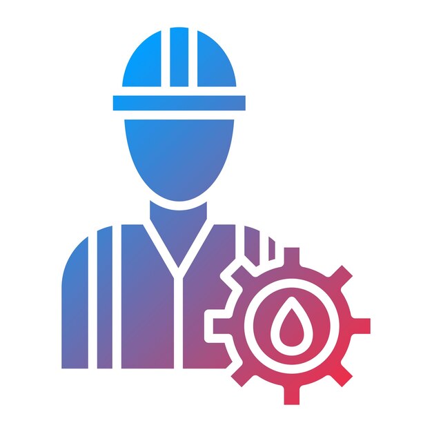 Engineer icon vector image Can be used for Petrol Industry
