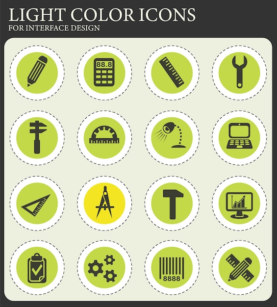 Engineering icon set