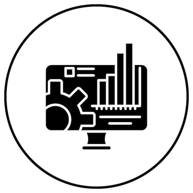 Engineering Monitor icon vector image Can be used for Engineering