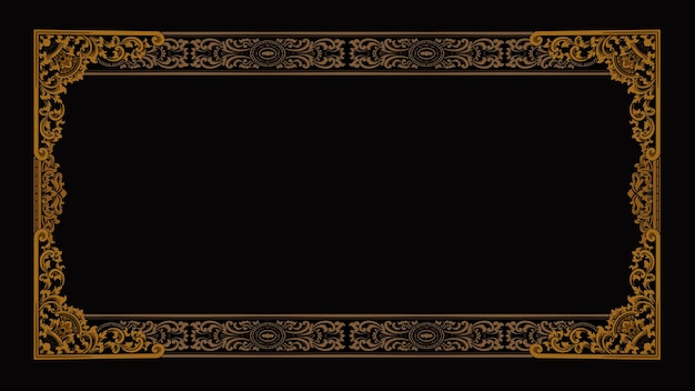 engraving frame vector design for photos or elements editable colors