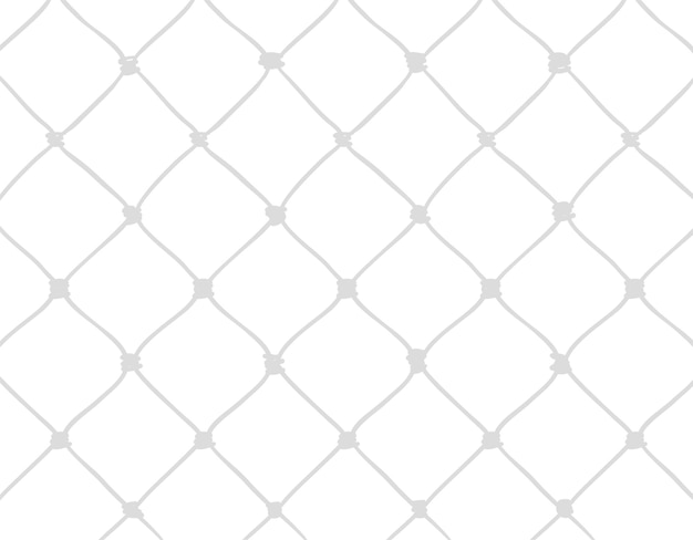 entwined thread net pattern in gray color isolated on white background