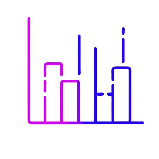equalizer icon outline gradient