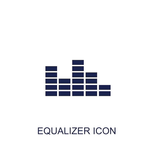 equalizer icon white background