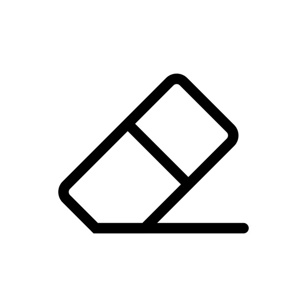 Eraser Icon Trendy Vector Template