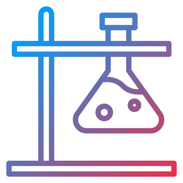 erlenmeyer icon vector image can be used for lab