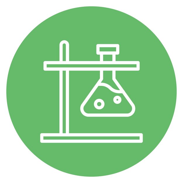 erlenmeyer icon vector image can be used for lab