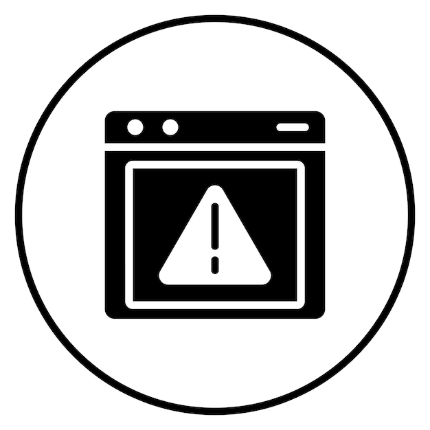 Error vector icon illustration of Communications iconset