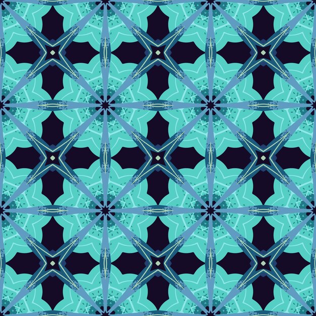 Ethnic antiques classical tile pattern