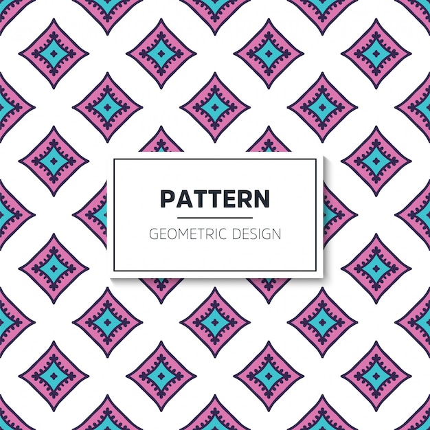 Ethnic motive seamless pattern