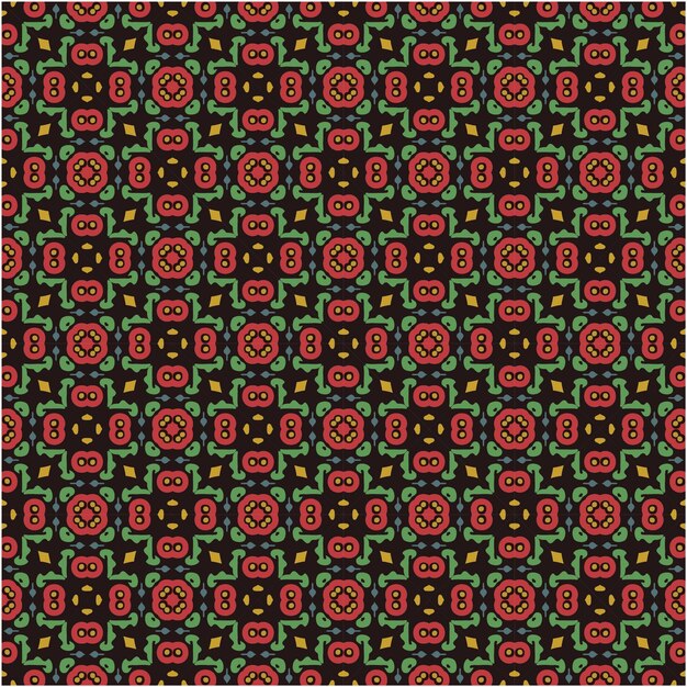 Ethnic pattern design minimalist style