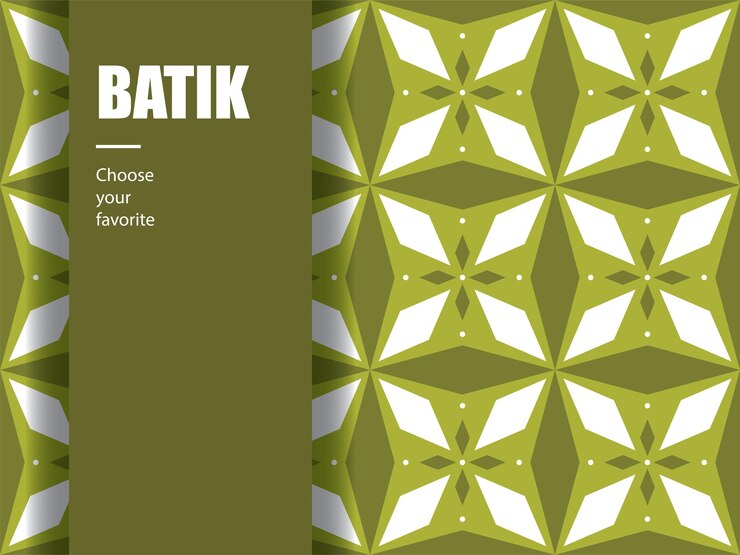 Vektör etnik batik vektör endonezya deseni moda dikişsiz vintage tekstil soyut düz kültür sanatı