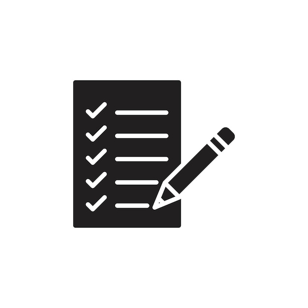 Exam icon Line Art Logo set
