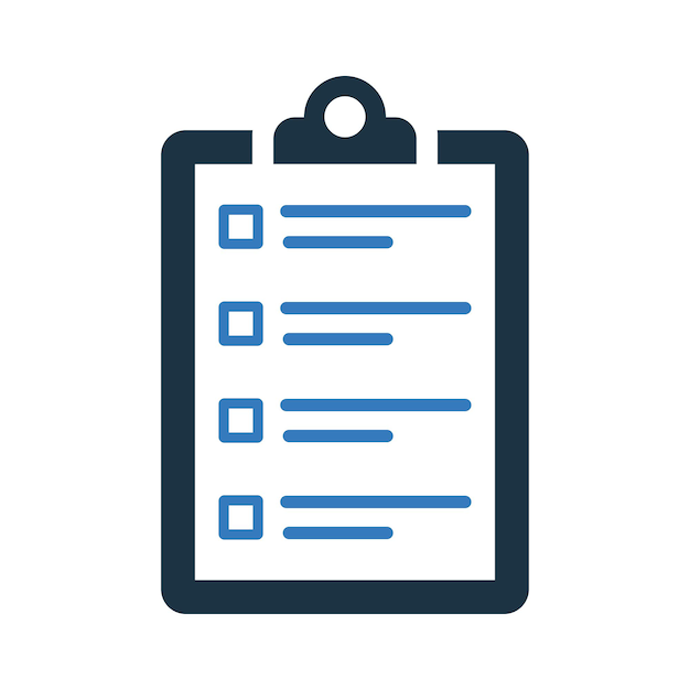 examination sheet icon simple editable vector design isolated on a white background