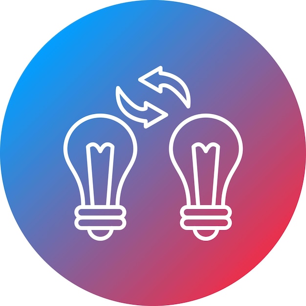 Exchange Ideas icon vector image Can be used for Online Education
