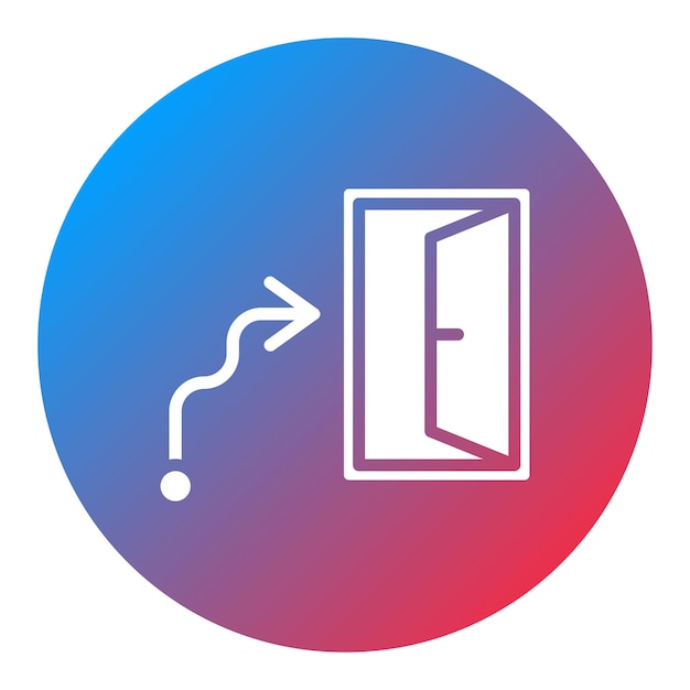 Exit Strategy icon vector image Can be used for Crowdfunding