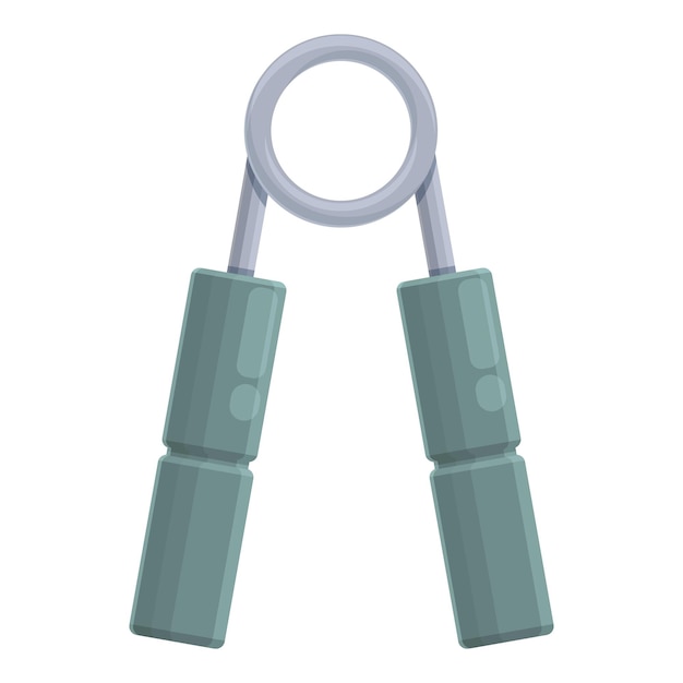 Expander icon cartoon vector Hand grip Arm gym