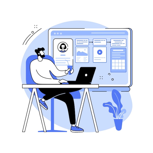 Experience maps isolated cartoon vector illustrations