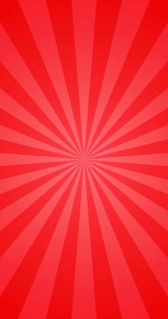 Explosive Red Ray Texture In Blank Vertical Vector Plain Background