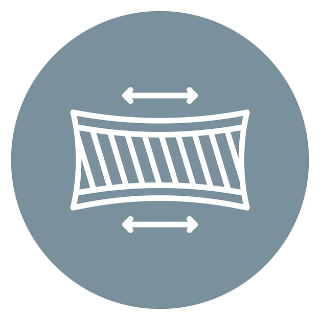 fabric elasticity icon vector image can be used for fabric features