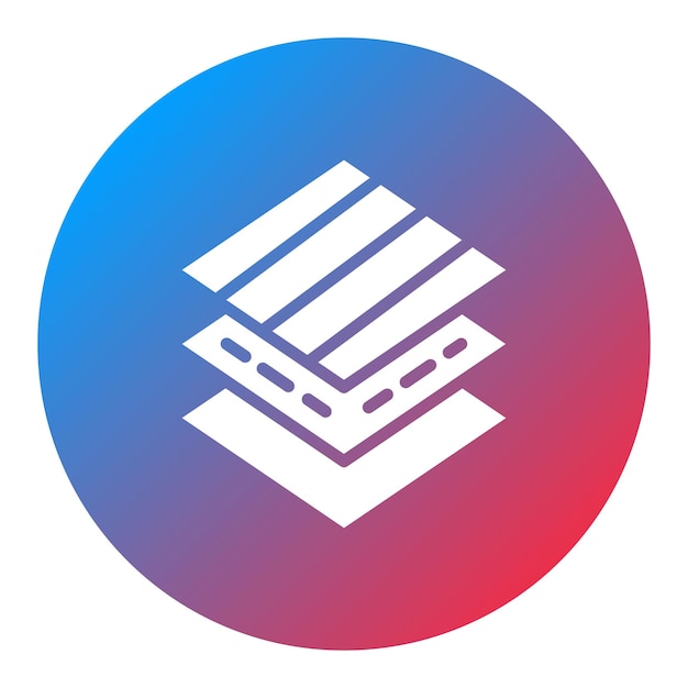 Fabric Layers icon vector image Can be used for Fabric Features