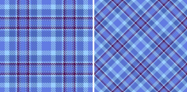 Fabric plaid background of pattern textile tartan with a seamless texture vector check