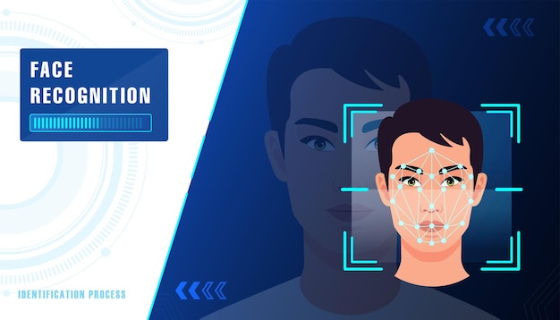 face recognition by ai to identify a male