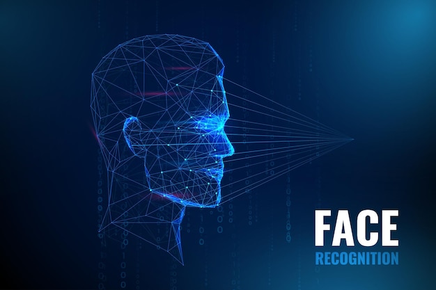 Face Recognition Facial Recognition System concept biometric scanning