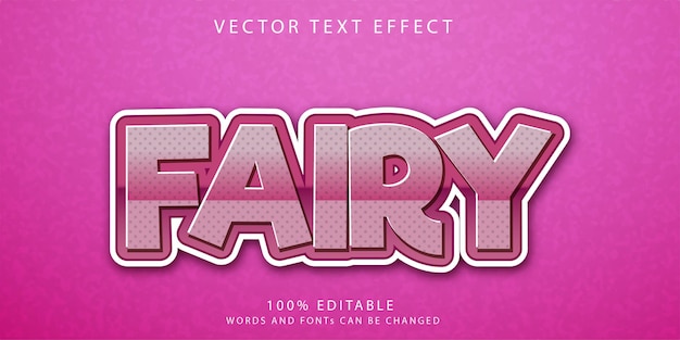fairy text effects style template