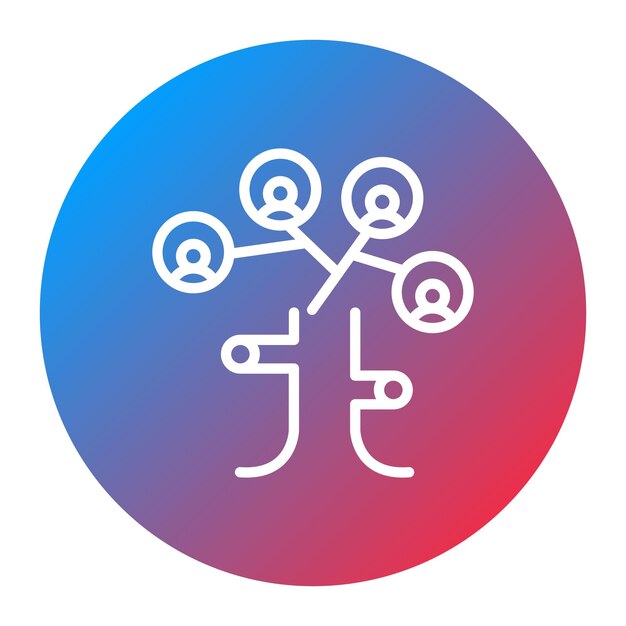 Family Tree icon vector image Can be used for Inheritance