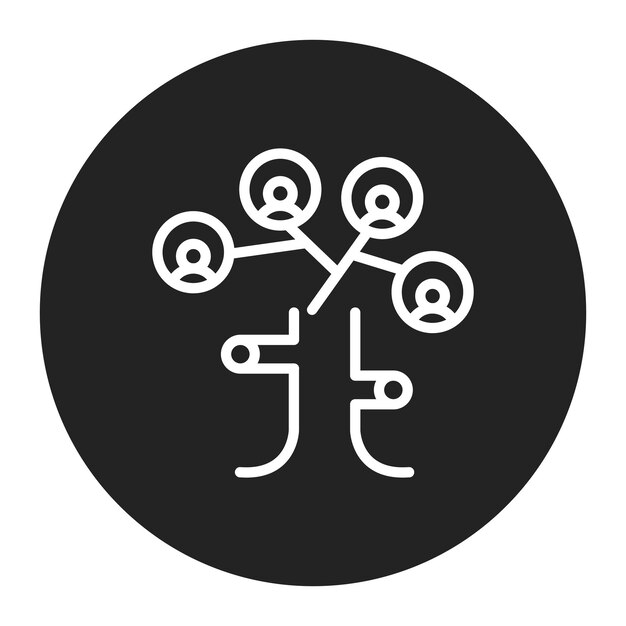 Family Tree icon vector image Can be used for Inheritance