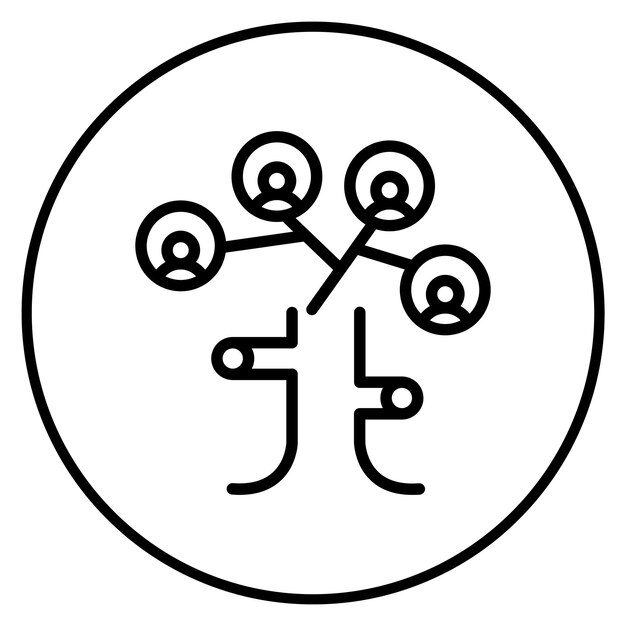 Family Tree icon vector image Can be used for Inheritance