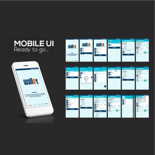 Fantastisk design af mobilapp