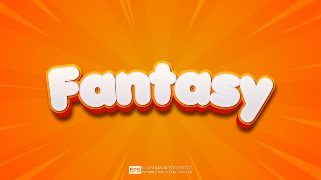 fantasy 3d editable text effect font