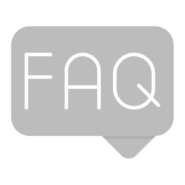 Faq icon vector image Can be used for Business People