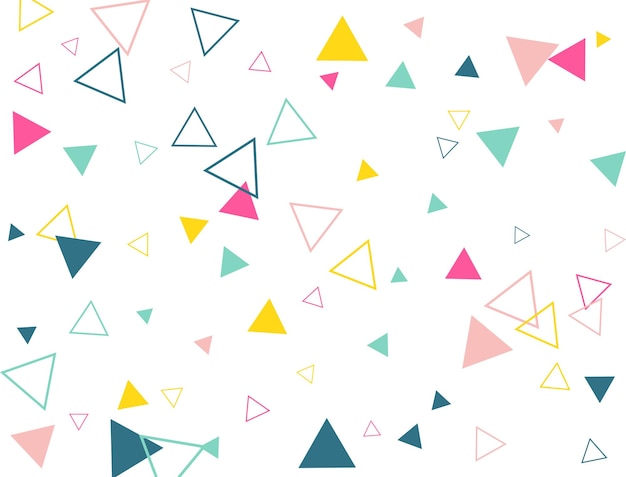 Färgad geometrisk bakgrund med trianglar Vektorillustration EPS 10
