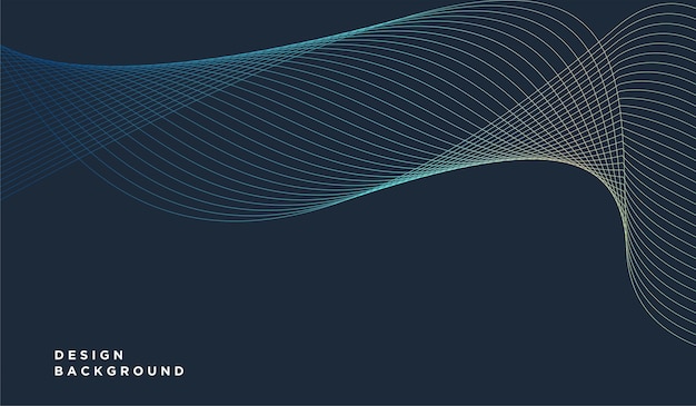 Färgglad digital lutning med bakgrundsvågpartikel