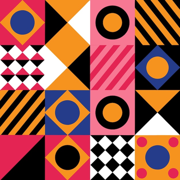 Farverig geometrisk kube – vektorillustration til emballagedesign