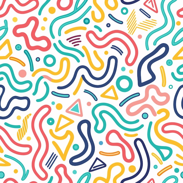 Farverige minimalistiske baggrundstegninger