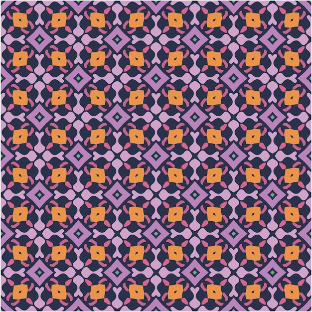 Farverigt abstrakt mønster med minimalistisk stil