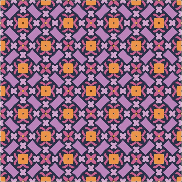 Farverigt abstrakt mønster med minimalistisk stil