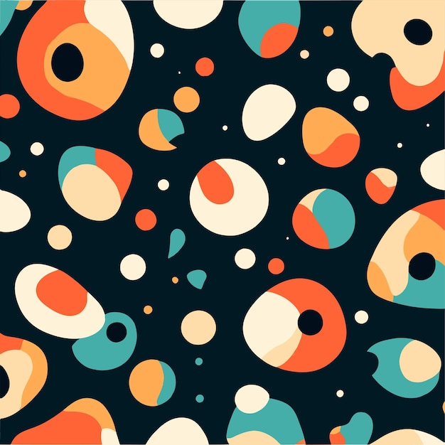Farverigt terrazzo mønsterdesign