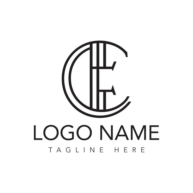 Vektör fashion brand logo design template